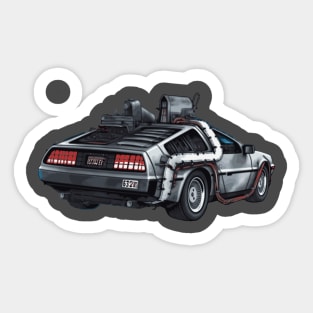 Back to the Future - DMC DeLorean Sticker